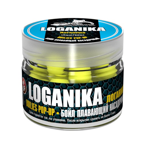 фото Бойлы насад. плав. sonik baits loganika fluo pop-ups 14мм 90мл