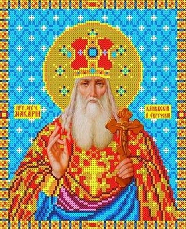 

Рисунок на ткани «Святой Макарий»