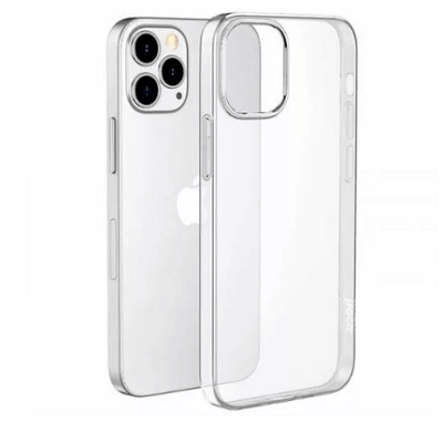 фото Чехол iphone 12 pro max (6.7) tpu 1.2 мм (прозрачный) nobrand