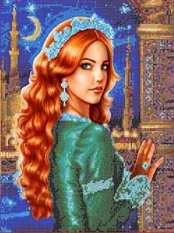 

Рисунок на ткани «Султанша Хюррем»