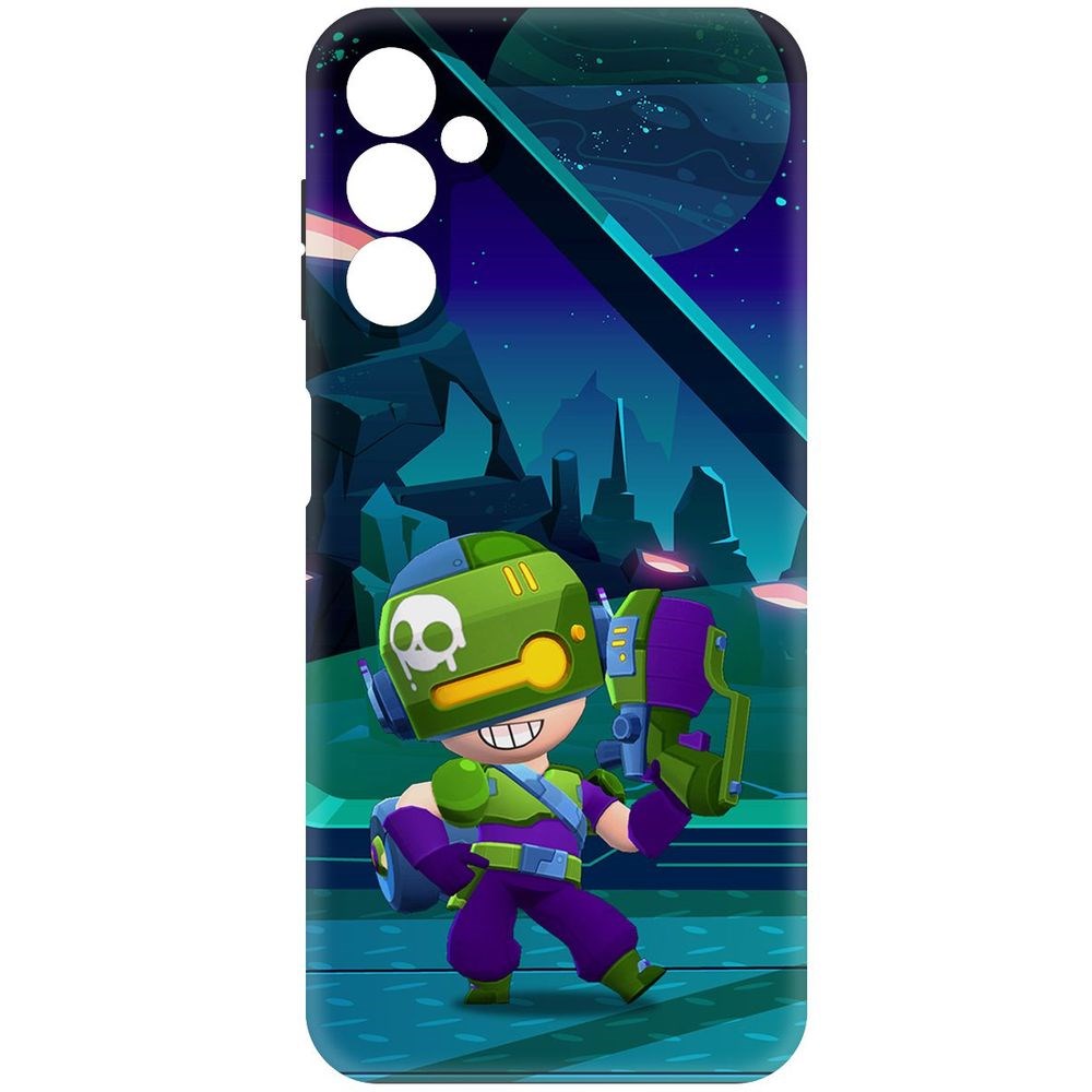 

Чехол-накладка Софт Brawl Stars - Контрабандистка Пенни для Samsung Galaxy A14 4G (A145), Черный