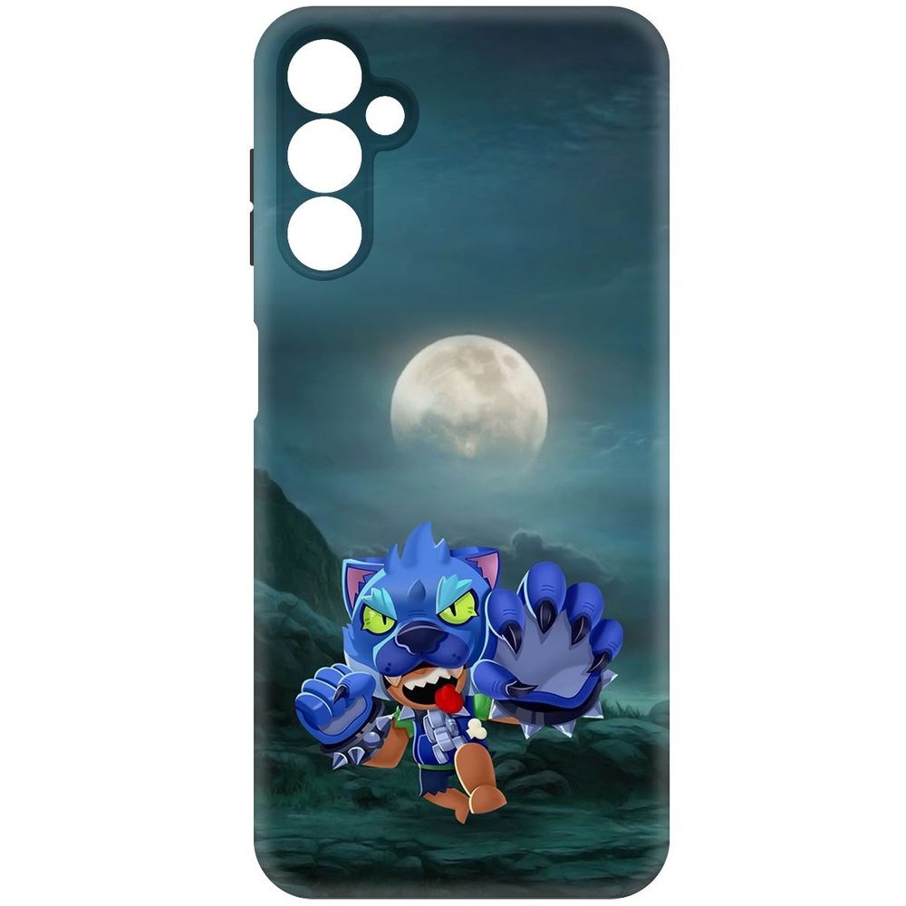 

Чехол-накладка Софт Brawl Stars - Оборотень Леон для Samsung Galaxy A14 4G (A145), Черный