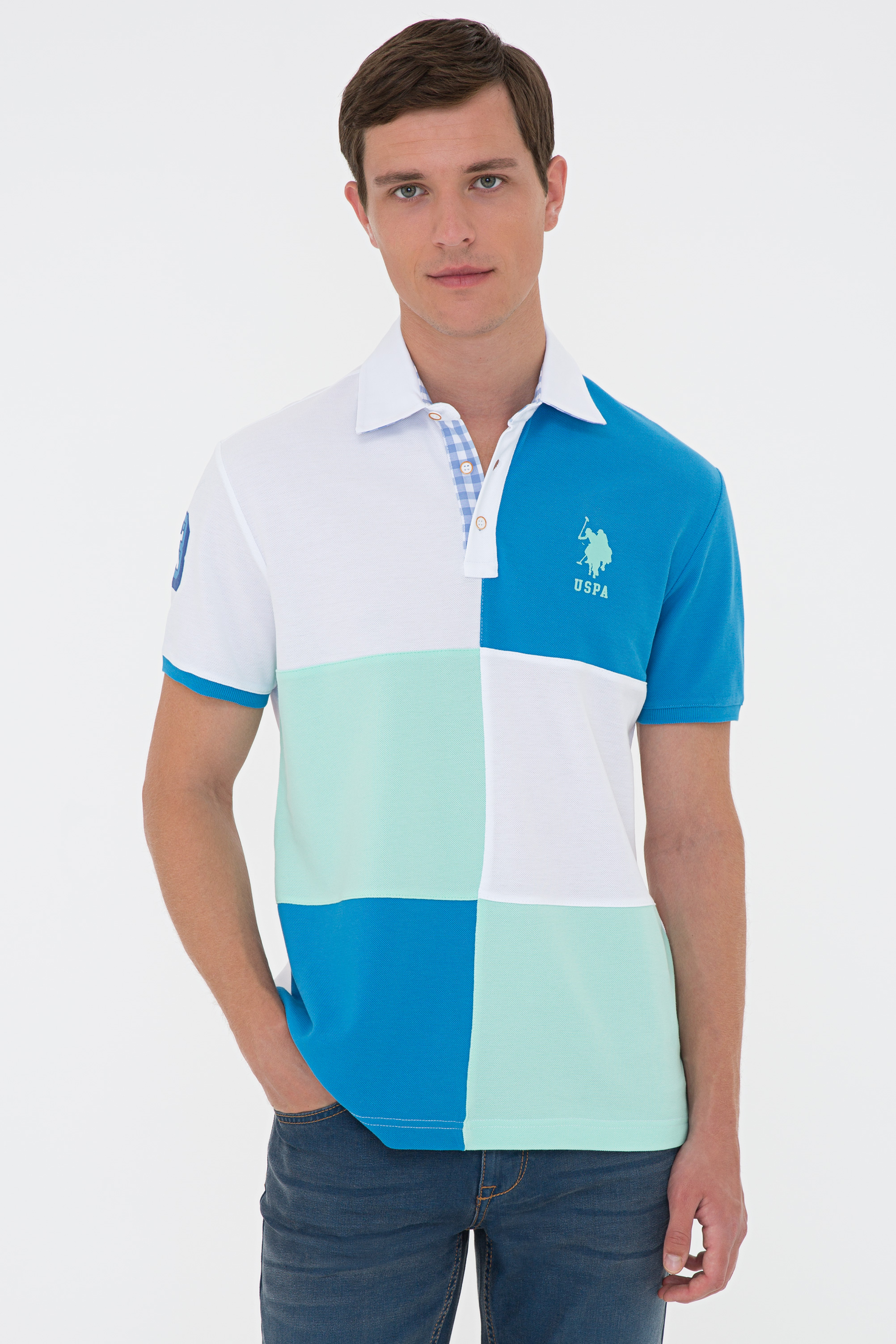 

Футболка мужская U.S. POLO Assn. G081SZ0110JOEY синяя XS, G081SZ0110JOEY