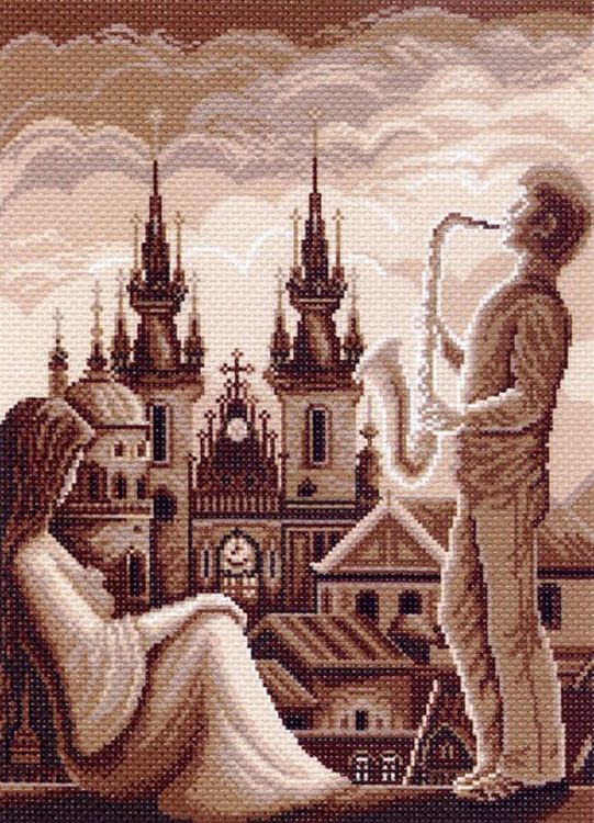 

Рисунок на ткани «Муза»