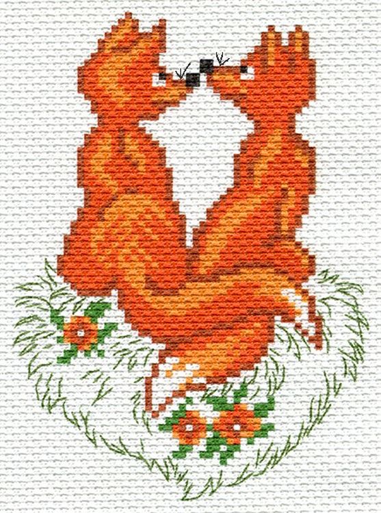 

Рисунок на ткани «Ля мур»