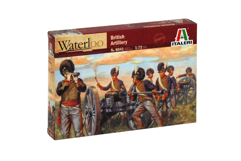 Сборная модель Italeri 1/72 WATERLOO (200years) BRITISH ARTILLERY 6041