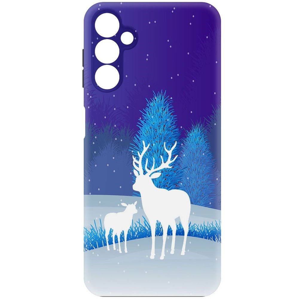 

Чехол-накладка Софт Олень для Samsung Galaxy A14 4G (A145), Черный