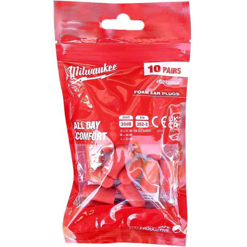 

Беруши Milwaukee 4932480464 черные, размер 91900408, Красный, 4932480464