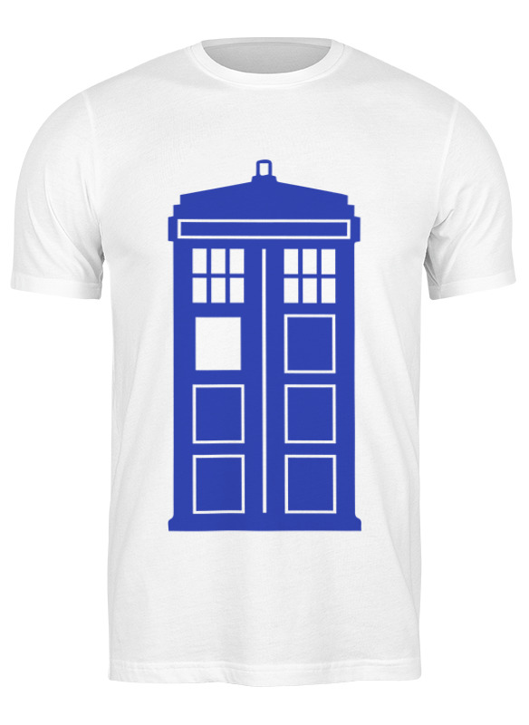 

Футболка мужская Printio Tardis (тардис) белая 2XL, Белый, Tardis (тардис)