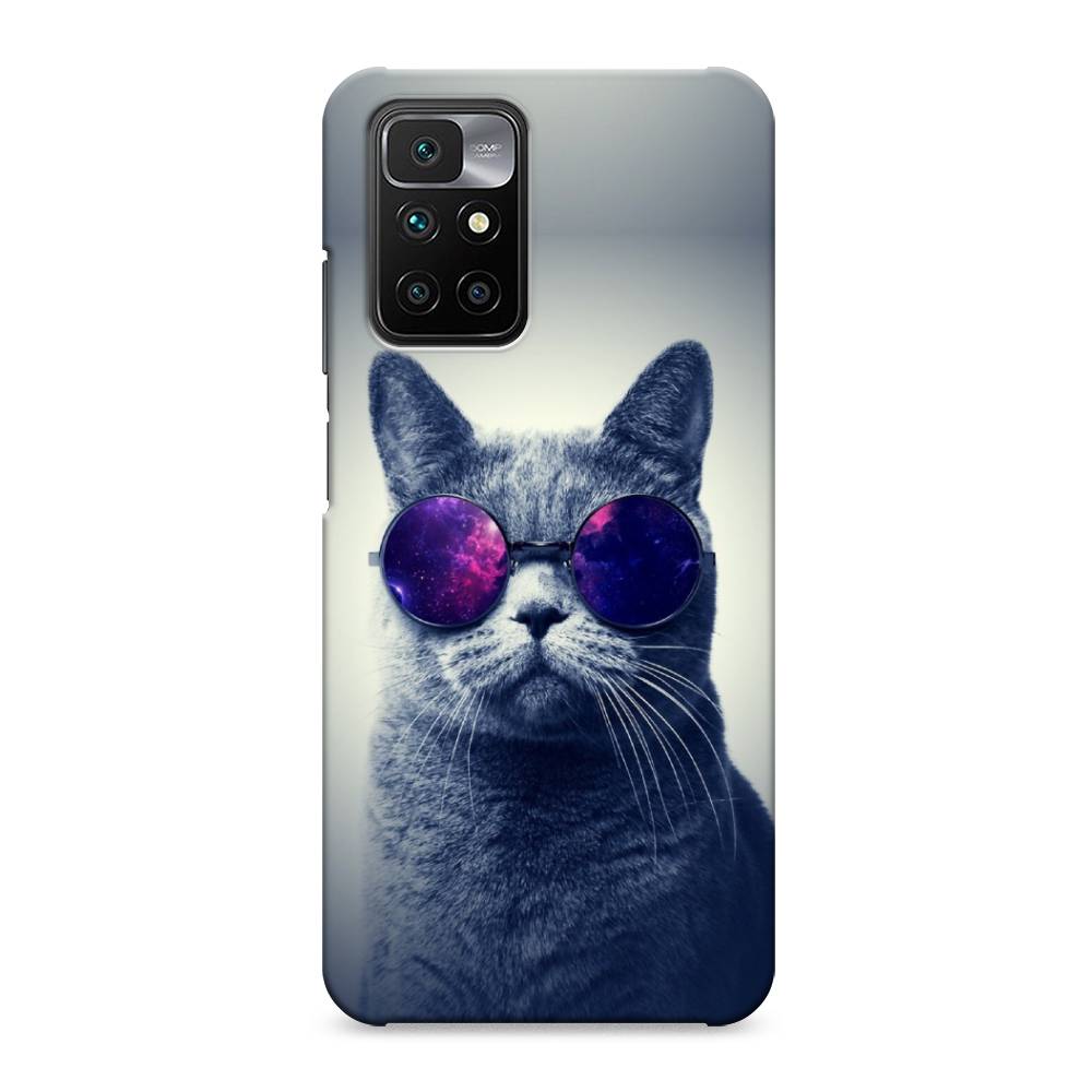 

Пластиковый чехол "Космический кот" на Xiaomi Redmi 10, 311320-1