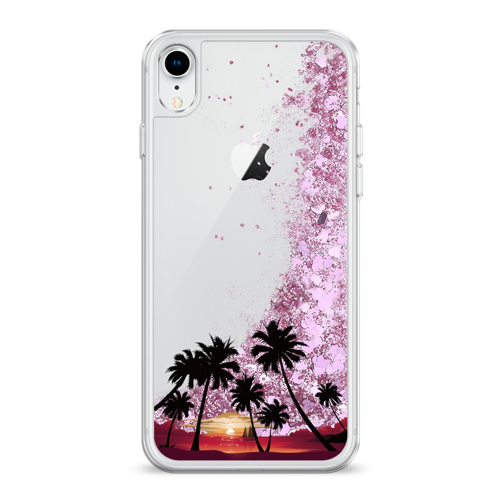 

Чехол Awog на Apple iPhone XR (10R) / Айфон XR (10R) "Закат и пальмы", 12094-1