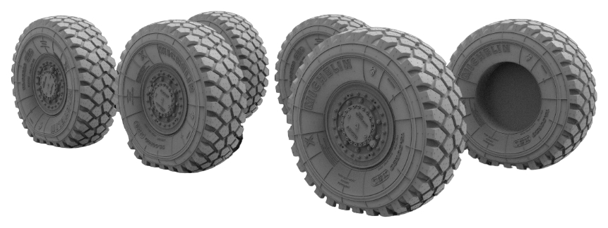 

AM3620 Высокодетализированные колеса для Тайфун-К, 1/35