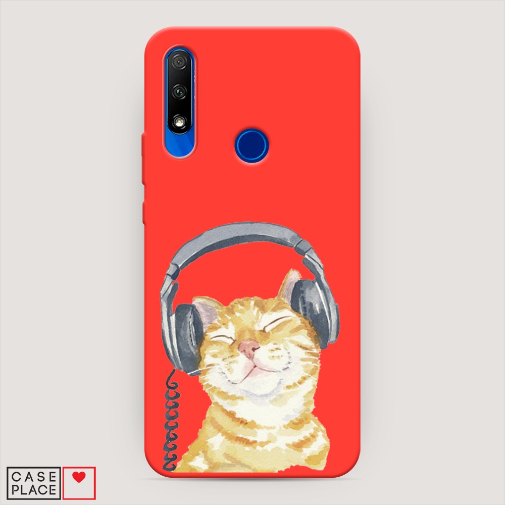 

Матовый силиконовый чехол "Звездочки графика белая" на Honor 7X, Звездочки графика белая