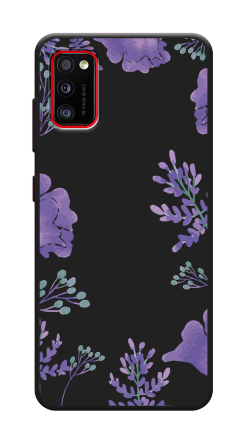 

Чехол Awog на Samsung Galaxy A41 / Самсунг A41 "Сиреневая цветочная рамка", Разноцветный, 2100452-1