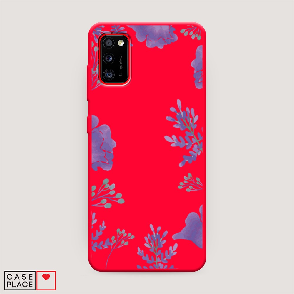 

Чехол Awog на Samsung Galaxy A41 / Самсунг A41 "Сиреневая цветочная рамка", Разноцветный, 2100453-1
