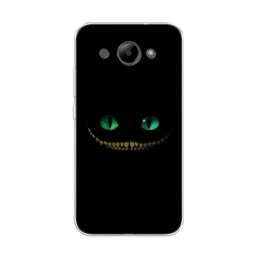 

Чехол Awog "Зеленоглазый чеширский кот" для Huawei Y3 2017, 62650-10