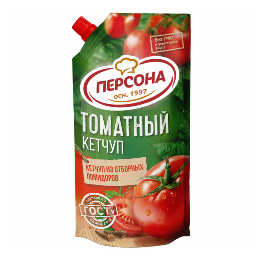 

Кетчуп Персона Томатный 350 г