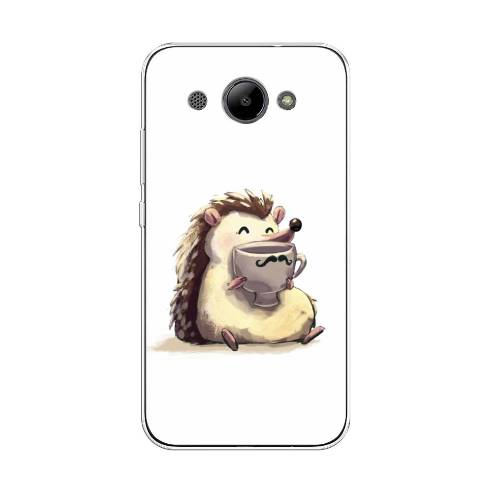 

Чехол Awog "Еж кофеман" для Huawei Y3 2017, 62650-10