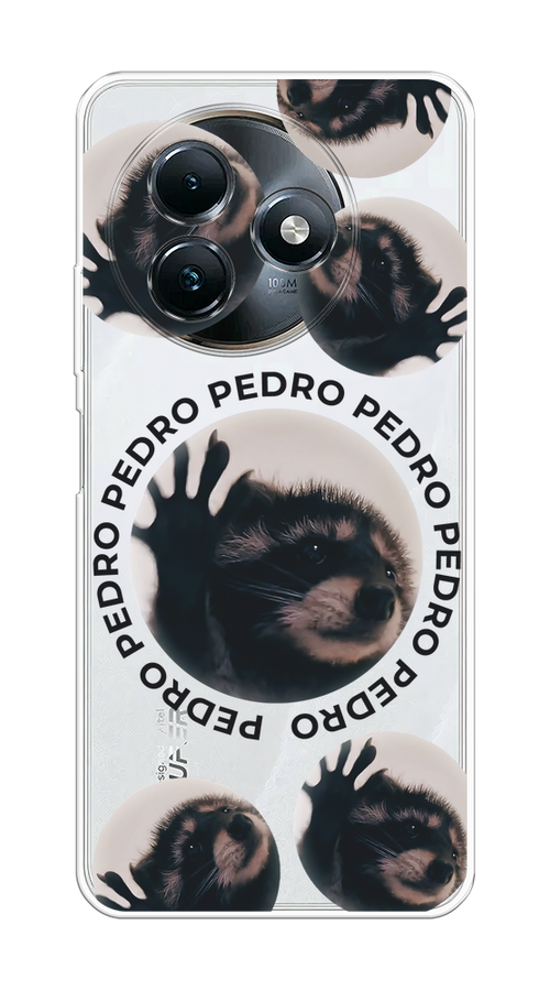 

Чехол на Itel S24 "Pedro енот", Черный;бежевый;прозрачный, 3202050-1