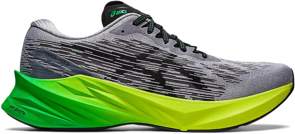 

Кроссовки мужские Asics NOVABLAST 3 серые 10.5 US, Серый, NOVABLAST 3