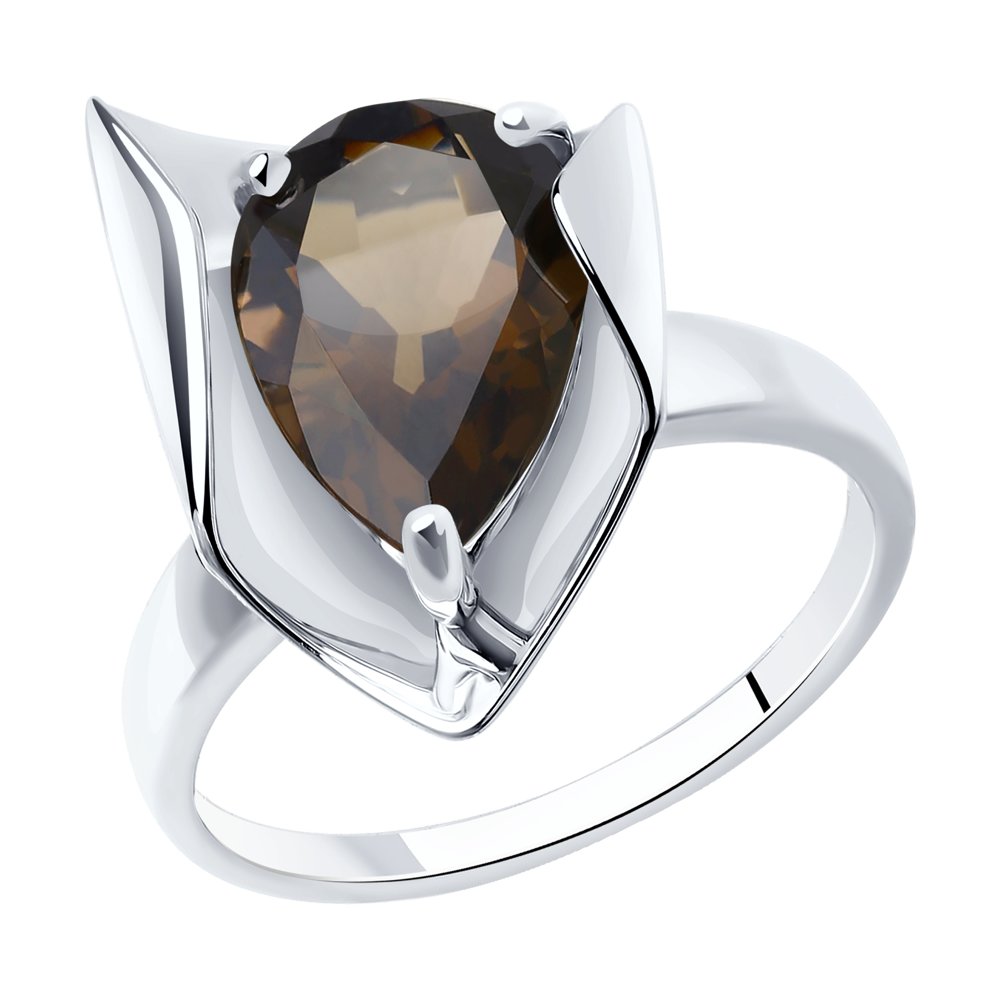 

Кольцо из серебра р. 17 SOKOLOV 92011971, раухтопаз, 92011971