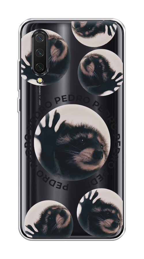

Чехол на Xiaomi Mi CC9/Mi A3 Lite/Mi 9 Lite "Pedro енот", Черный;бежевый;прозрачный, 36150-1