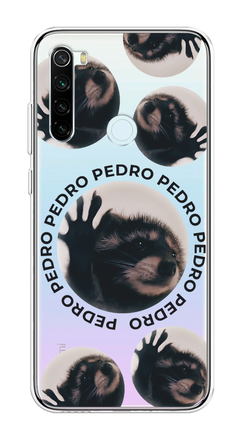 

Чехол на Xiaomi Redmi Note 8T "Pedro енот", Черный;бежевый;прозрачный, 37450-1
