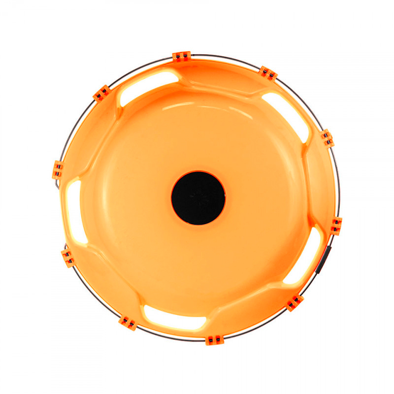 фото Колпак колеса r-19.5 заднего пластик (оранжевый) тт тт-пл-41 техно-трейд