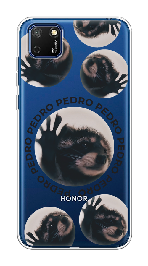 

Чехол на Honor 9S/Huawei Y5p "Pedro енот", Черный;бежевый;прозрачный, 6103750-1