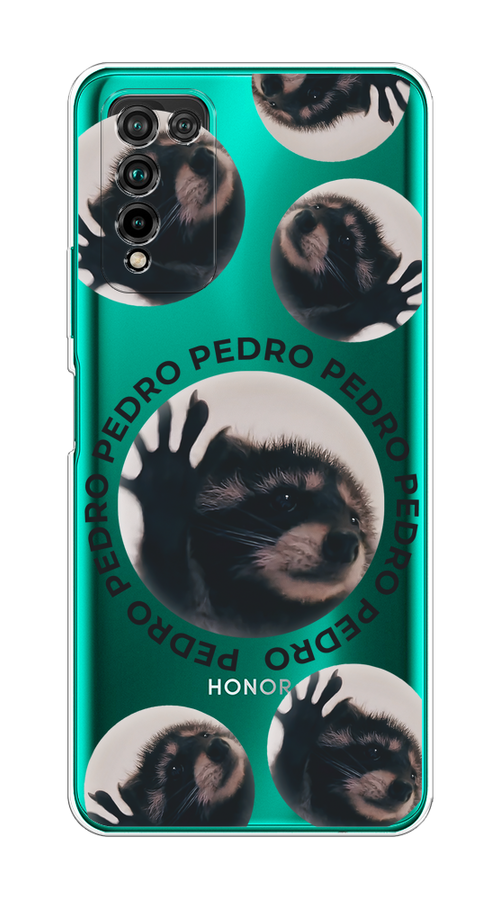 

Чехол на Honor 10X Lite "Pedro енот", Черный;бежевый;прозрачный, 6104650-1