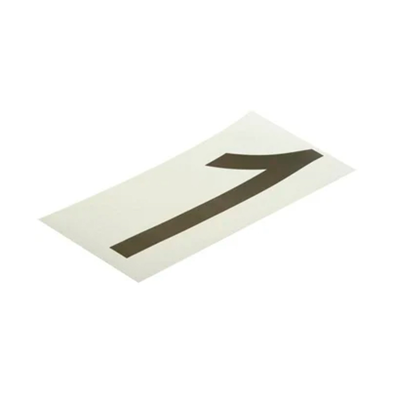 

Наклейка-знак виниловая на дублирующие номера "1" 33х17см AUTOSTICKERS ХБЛ "1", Черный