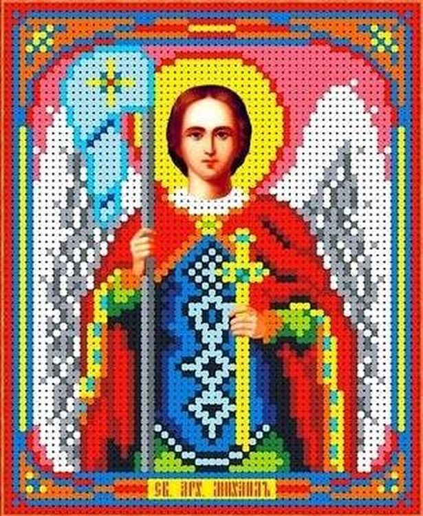 

Рисунок на ткани «Святой Михаил»