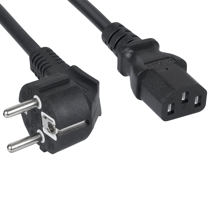 

Кабель Bion Expert IEC 320 C13-CEE 7/7 вилка-вилка 1.8м черный, BNPC-186-VDE