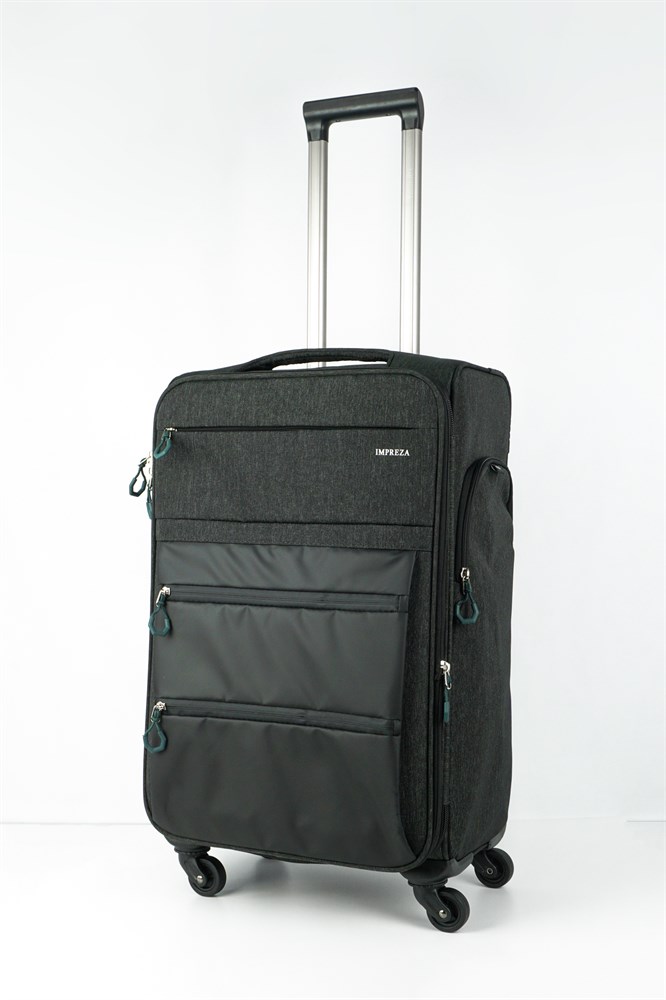 

Чемодан унисекс Sweetbags 50015 серо-зеленый, 61x37x24 см, 50015