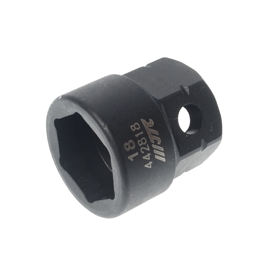 

Головка торцевая 1/2" 18мм ударная мини L=28мм JTC JTC-442818, JTC-442818