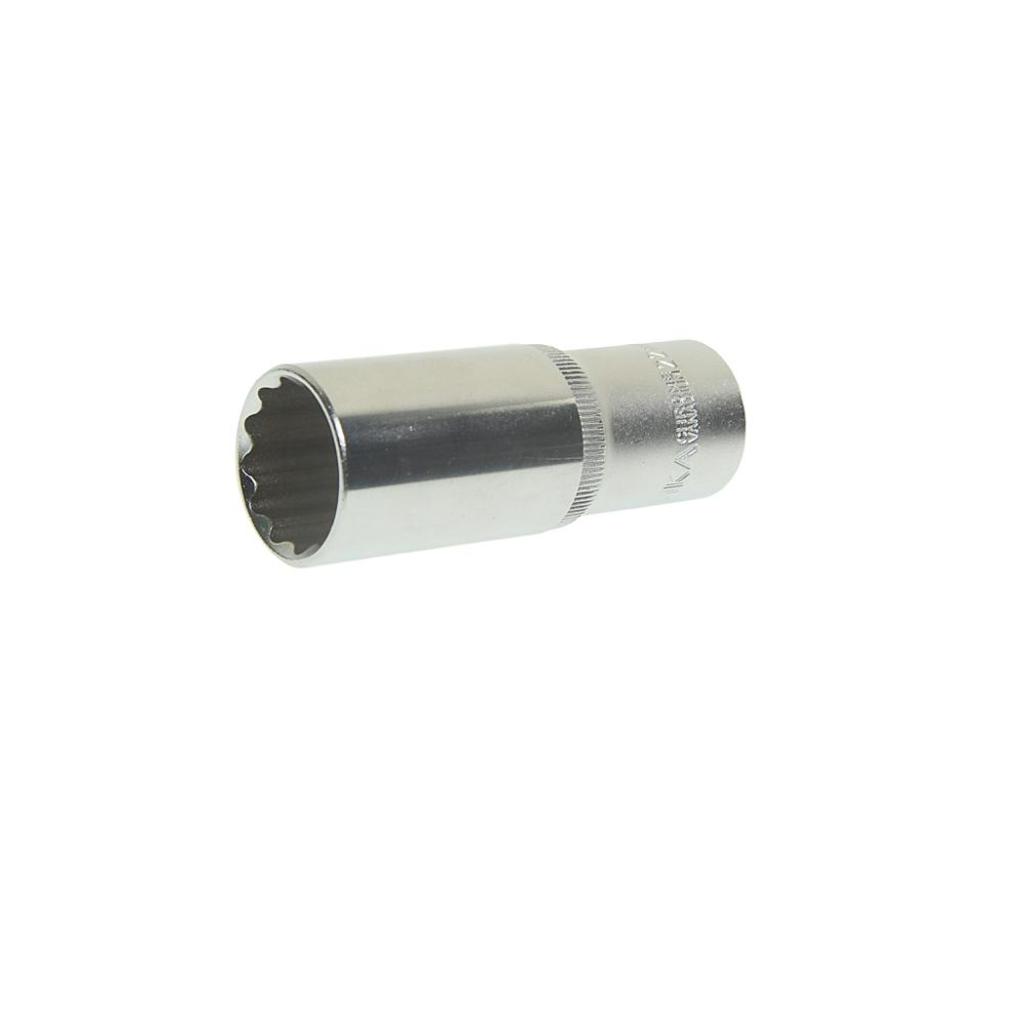 

Головка торцевая 1/2" 22мм 12-ти гранная высокая ЭВРИКА ER-91515-12, ER-91515-12