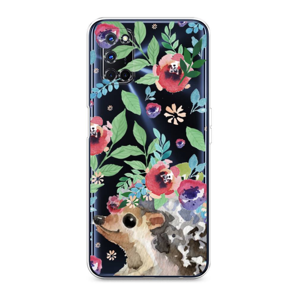 

Чехол Awog на Oppo A52/A72 "Ежик в цветах акварель", Разноцветный, 253150-2