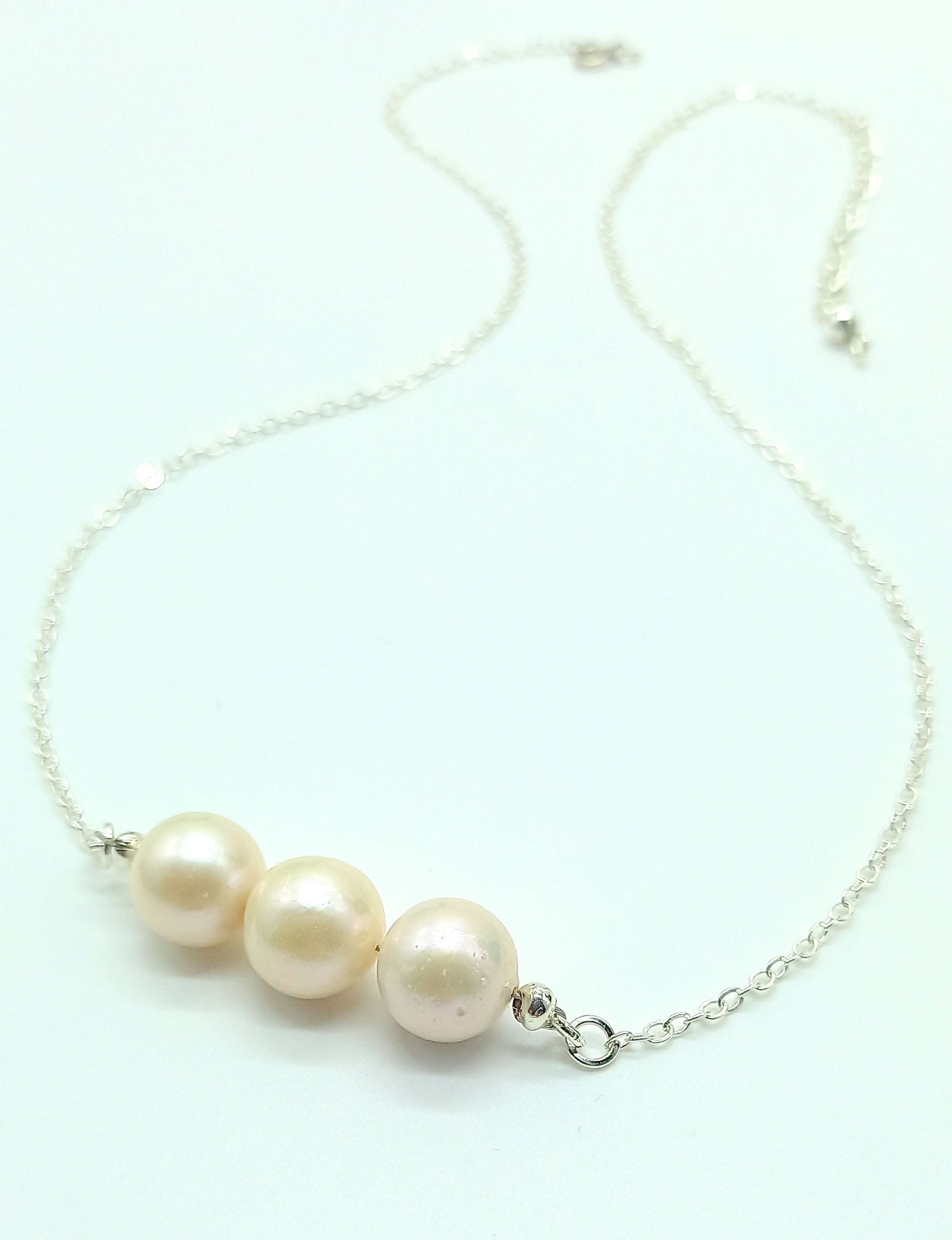 

Колье из бижутерного сплава 45-50 см art-jewellery АВТОРСКИЕ УКРАШЕНИЯ 1-000-124, жемчуг, 1-000-124