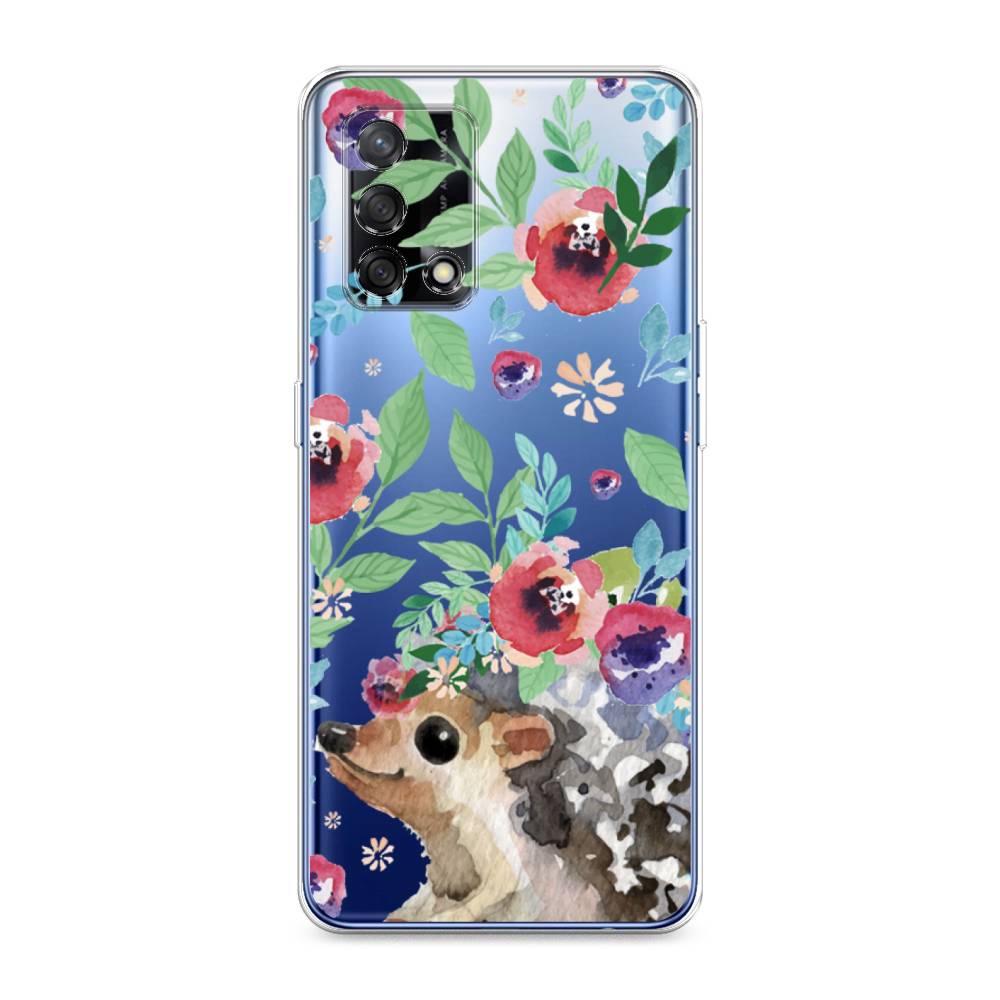 

Чехол Awog на OPPO A74 4G/F19 "Ежик в цветах акварель", Разноцветный, 256050-2