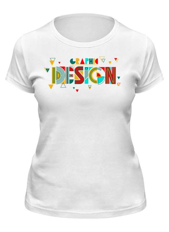 

Футболка женская Printio Graphicdesign белая 2XL, Белый, Graphicdesign