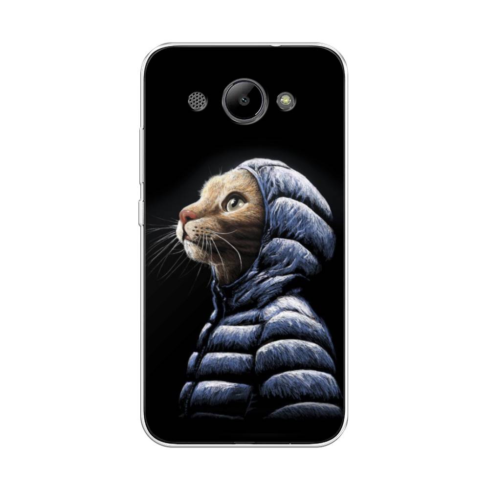 

Чехол Awog "Кот в капюшоне" для Huawei Y3 2017, 62650-2