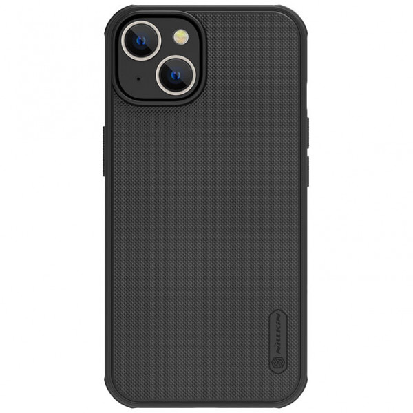 

Матовый пластиковый чехол Nillkin Super Frosted Shield для iPhone 14, Черный