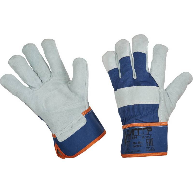 Перчатки защитные ДИГГЕР спилковые комбинированные (Размер 10,5) 655168 спилок с хб защитные спилковые комбинированные перчатки dinfix