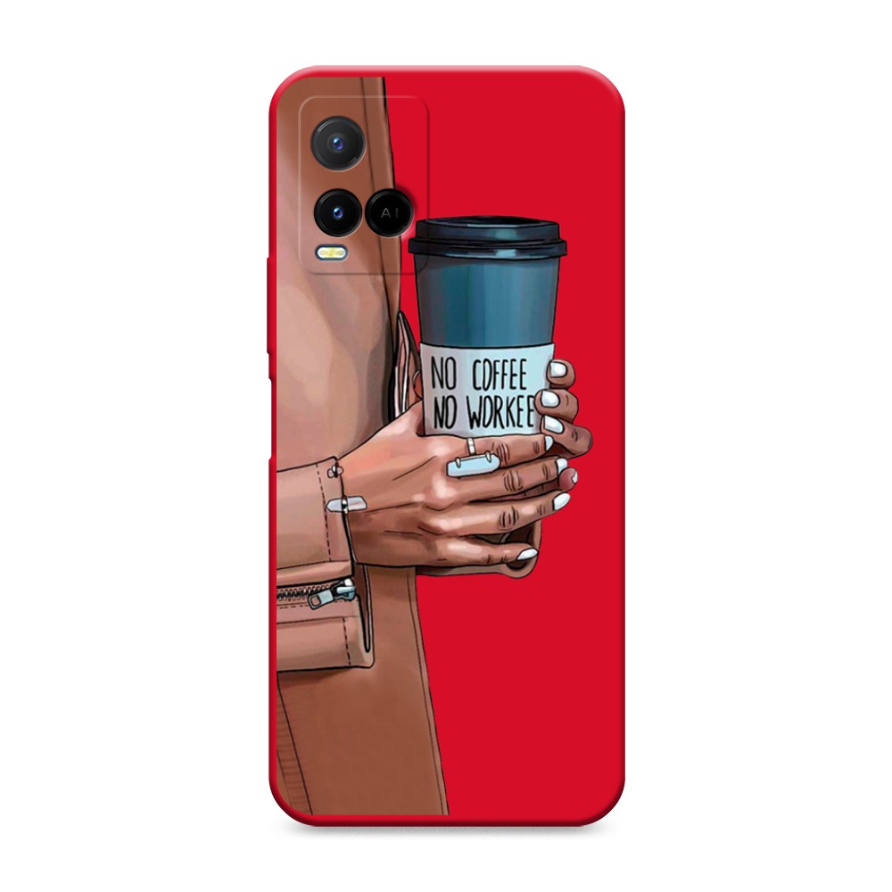 

Чехол Awog на Vivo Y33s/Y21 "No coffee", Разноцветный, 265053-1