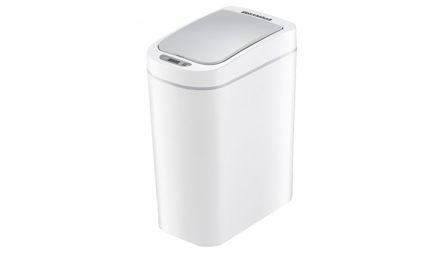 фото Умный мусорный бак xiaomi ninestars waterproof sensor trash can 7l white (dzt-7-2s)