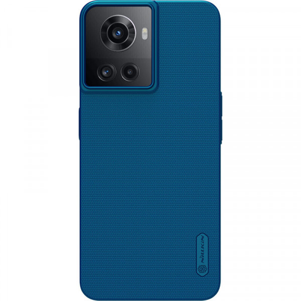 

Матовый пластиковый чехол Nillkin Super Frosted Shield для OnePlus 10R / Ace, Синий