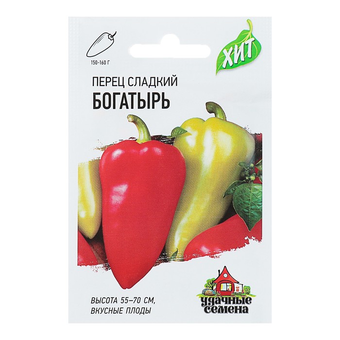 

Семена перец сладкий Богатырь Гавриш 1731628-4p 1 уп.