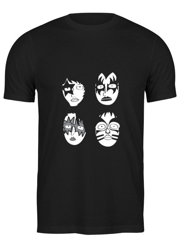 

Футболка мужская Printio Kiss (кисс) черная 2XL, Черный, Kiss (кисс)
