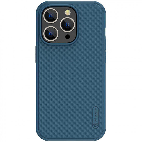 

Матовый пластиковый чехол Nillkin Super Frosted Shield Pro для iPhone 14 Pro Max, Синий