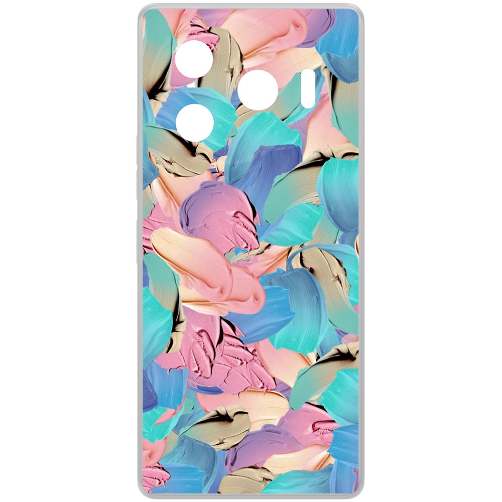 

Чехол-накладка Krutoff Clear Case Абстракт краска для TECNO Camon 30 Pro 5G, Прозрачный